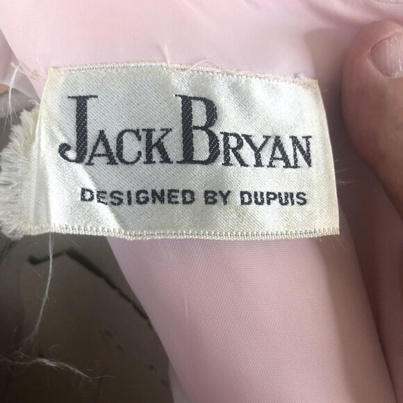 Vintage Jack Bryan Dress Womens Medium Embroidered Gown Jacket Formal 60s - Picture 10 of 16